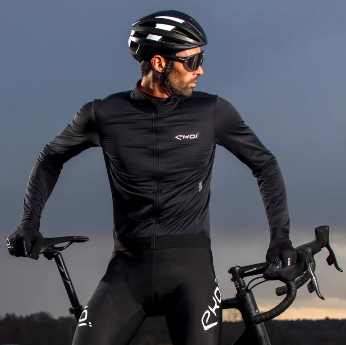 VESTE CYCLISTE EKOÏ PERFORMANCE noir hiver jacket giacca made in Italy M EUR 24,90 - FR VESTE CYCLISTE EKOÏ PERFORMANCE noir hiver jacket giacca made in Italy M EUR 24,90 - FR